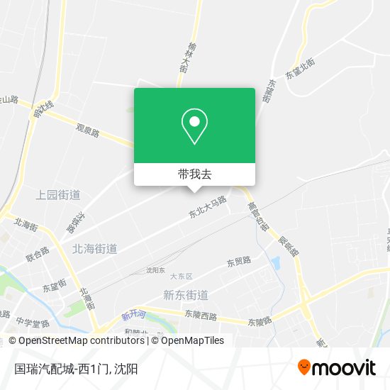 国瑞汽配城-西1门地图