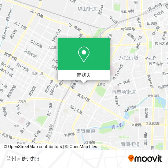 兰州南街地图