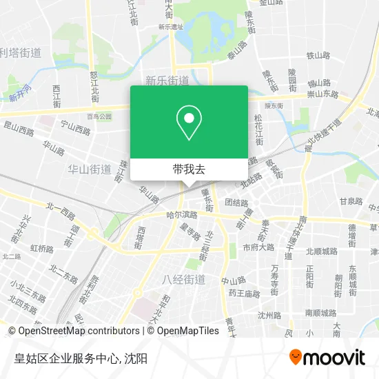 皇姑区企业服务中心地图