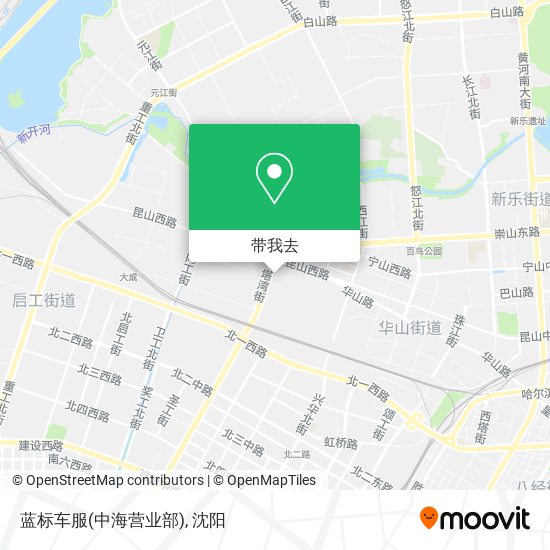 蓝标车服(中海营业部)地图
