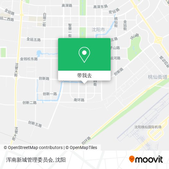 浑南新城管理委员会地图