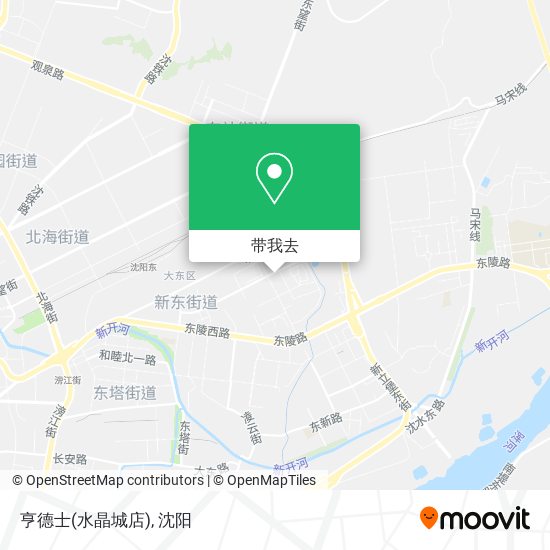 亨德士(水晶城店)地图