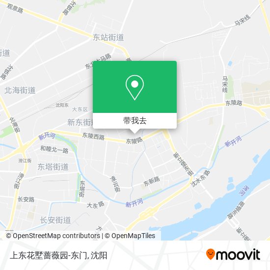 上东花墅蔷薇园-东门地图