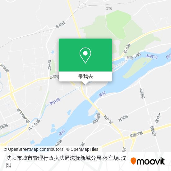 沈阳市城市管理行政执法局沈抚新城分局-停车场地图