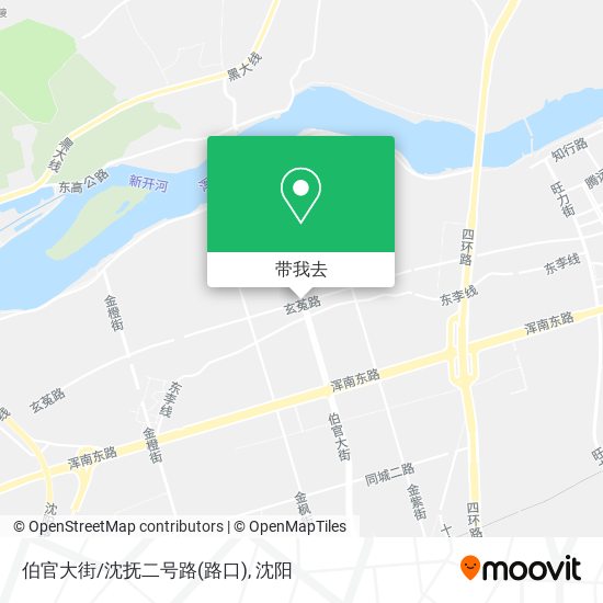 伯官大街/沈抚二号路(路口)地图