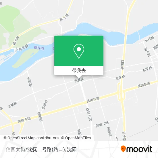 伯官大街/沈抚二号路(路口)地图