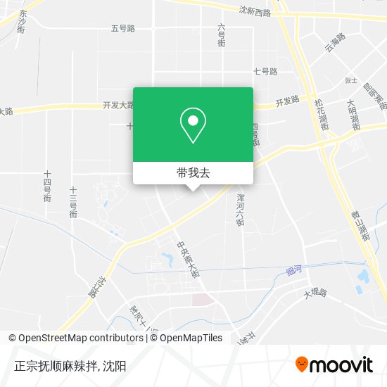 正宗抚顺麻辣拌地图