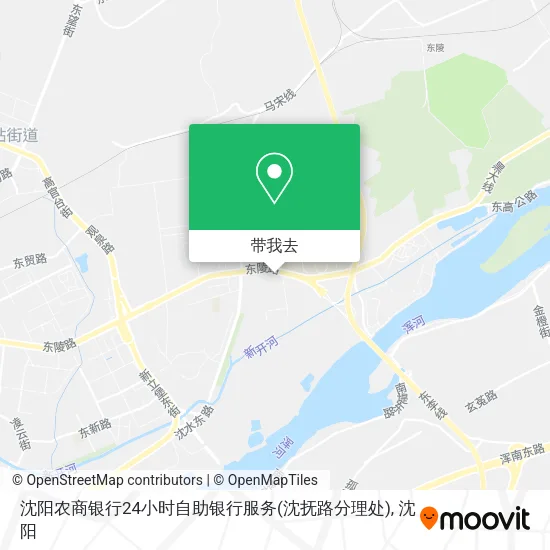 沈阳农商银行24小时自助银行服务(沈抚路分理处)地图
