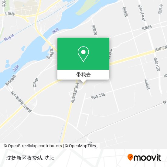 沈抚新区收费站地图