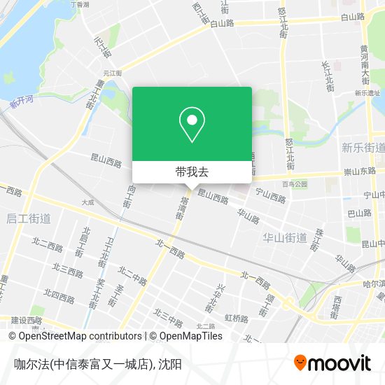 咖尔法(中信泰富又一城店)地图