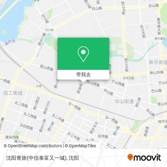 沈阳青旅(中信泰富又一城)地图