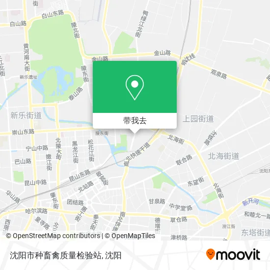 沈阳市种畜禽质量检验站地图