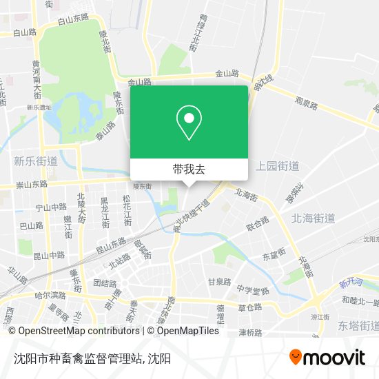 沈阳市种畜禽监督管理站地图