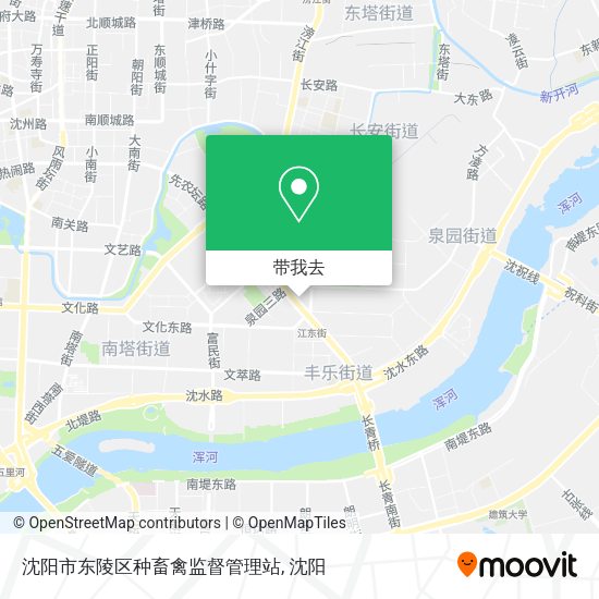沈阳市东陵区种畜禽监督管理站地图