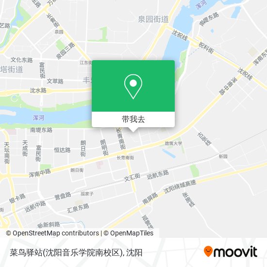 菜鸟驿站(沈阳音乐学院南校区)地图