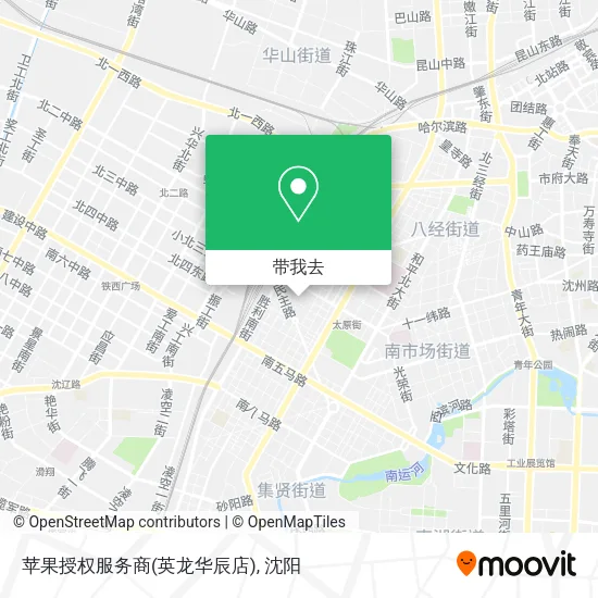 苹果授权服务商(英龙华辰店)地图
