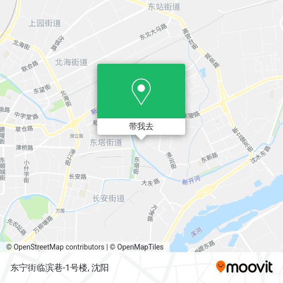 东宁街临滨巷-1号楼地图