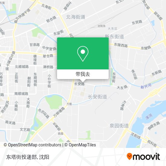 东塔街投递部地图