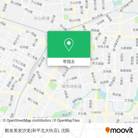 酷发美发沙龙(和平北大街店)地图