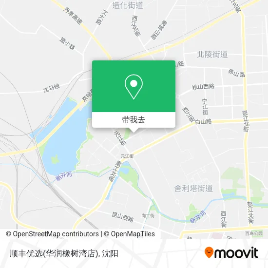 顺丰优选(华润橡树湾店)地图