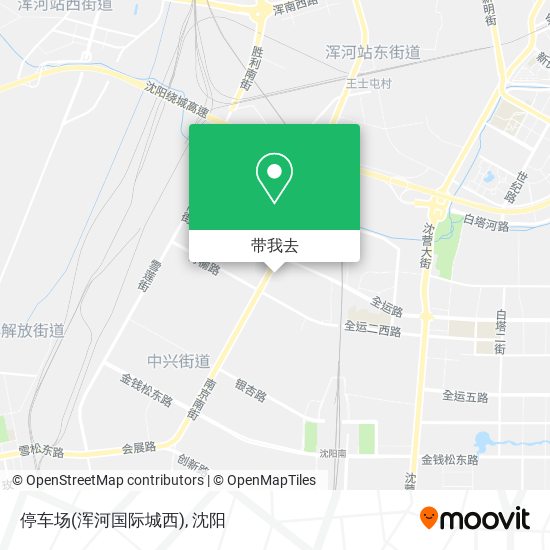 停车场(浑河国际城西)地图
