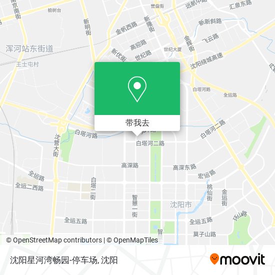 沈阳星河湾畅园-停车场地图