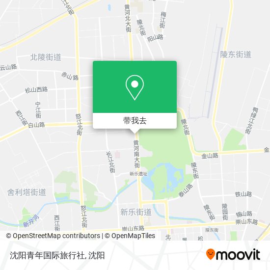 沈阳青年国际旅行社地图