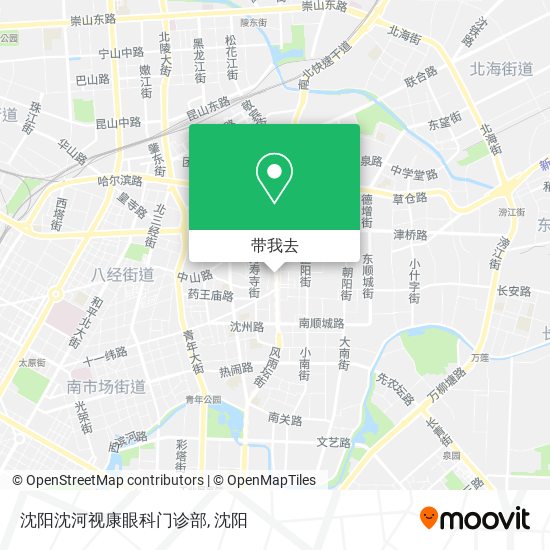 沈阳沈河视康眼科门诊部地图