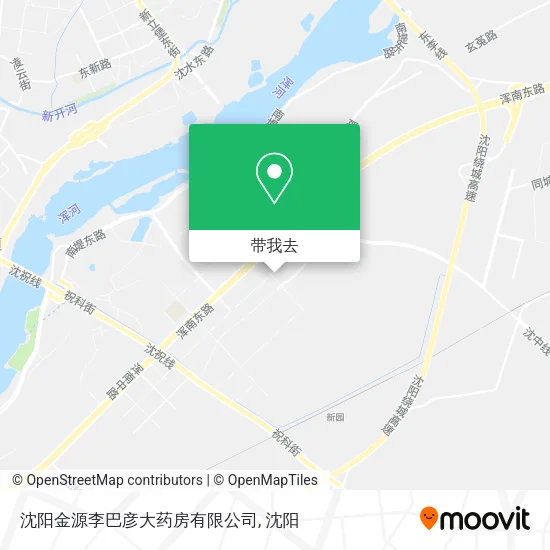 沈阳金源李巴彦大药房有限公司地图