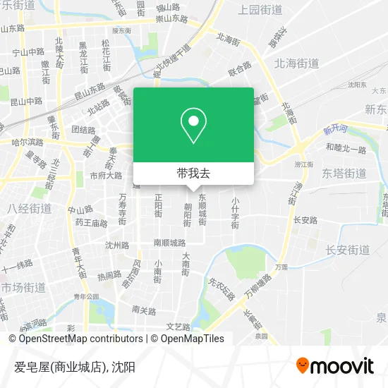 爱皂屋(商业城店)地图
