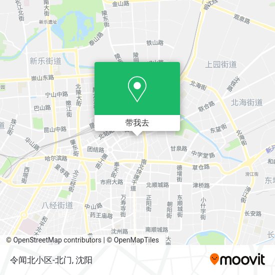 令闻北小区-北门地图