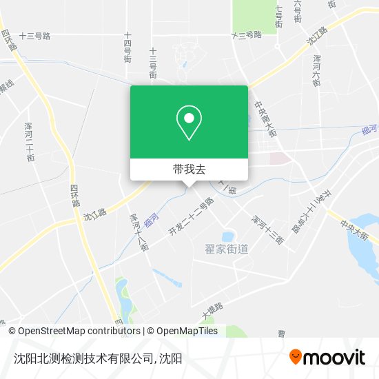 沈阳北测检测技术有限公司地图