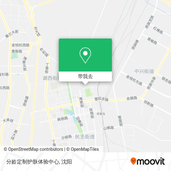 分龄定制护肤体验中心地图