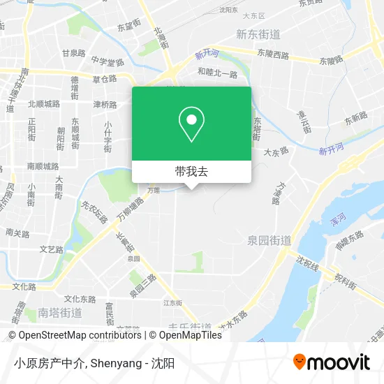 小原房产中介地图