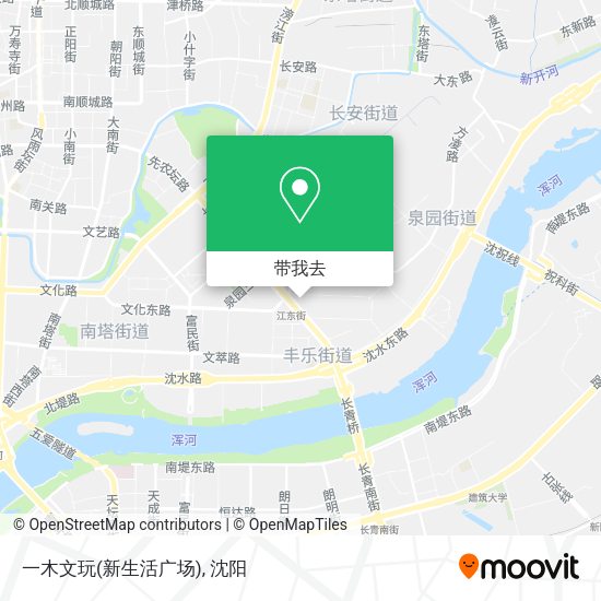 一木文玩(新生活广场)地图