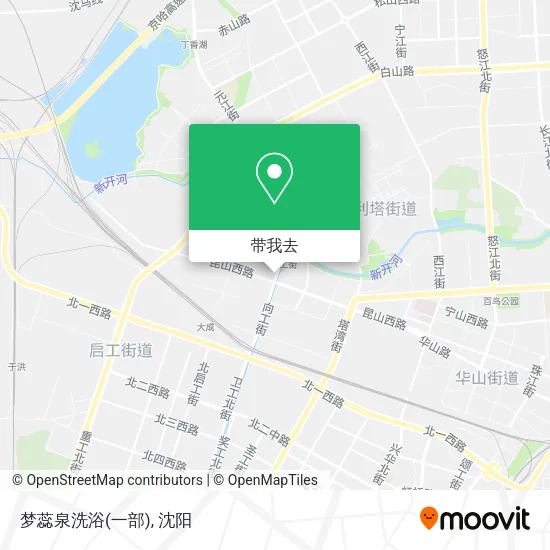 梦蕊泉洗浴(一部)地图