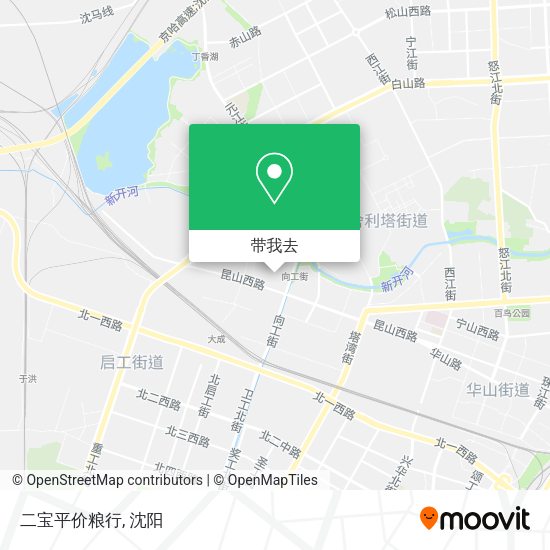 二宝平价粮行地图