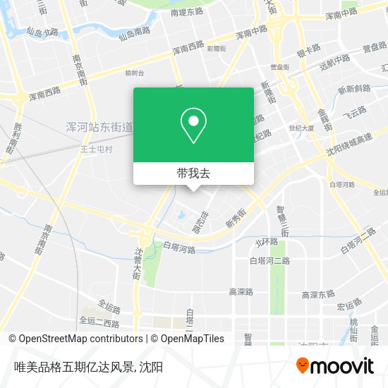唯美品格五期亿达风景地图