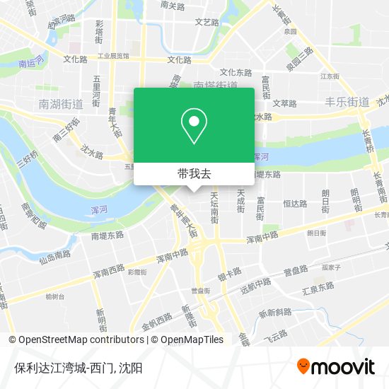 保利达江湾城-西门地图