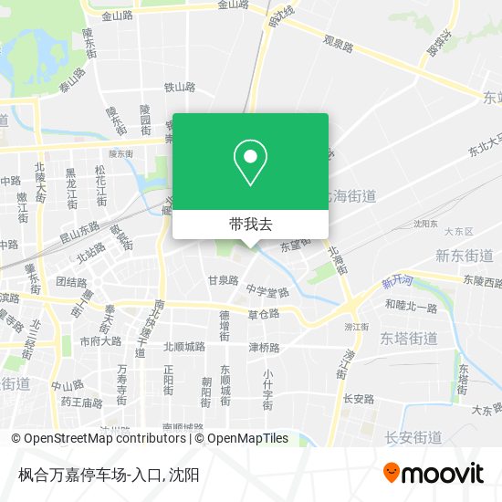 枫合万嘉停车场-入口地图