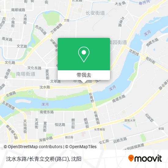 沈水东路/长青立交桥(路口)地图