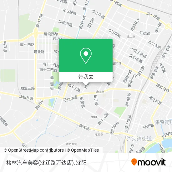 格林汽车美容(沈辽路万达店)地图