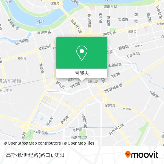 高斯街/世纪路(路口)地图