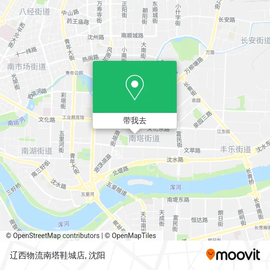 辽西物流南塔鞋城店地图