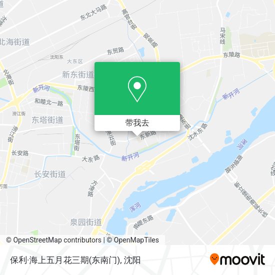 保利·海上五月花三期(东南门)地图
