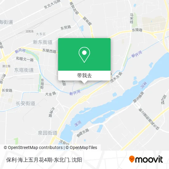 保利·海上五月花4期-东北门地图