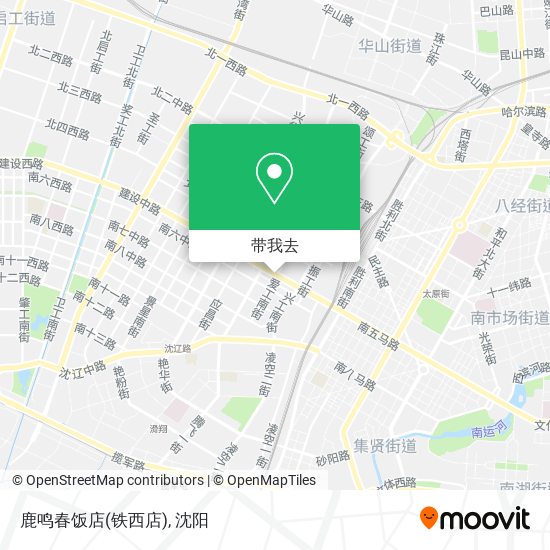 鹿鸣春饭店(铁西店)地图