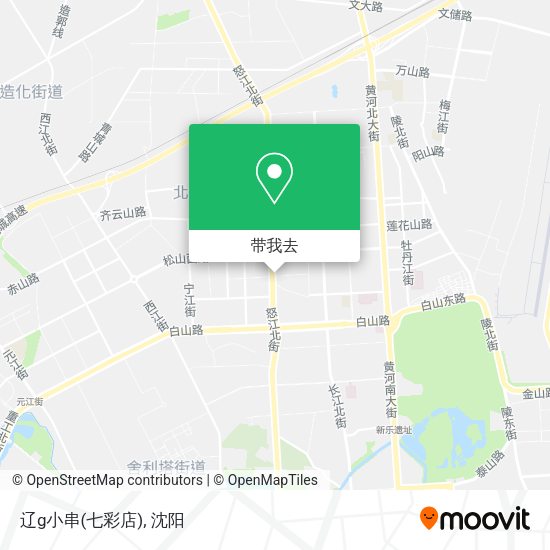 辽g小串(七彩店)地图