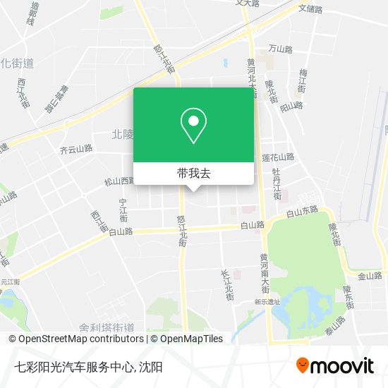 七彩阳光汽车服务中心地图