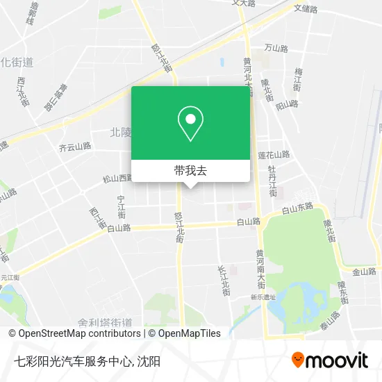 七彩阳光汽车服务中心地图